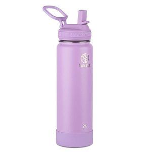 💥 Takeya Actives Insulated Stainless Steel Water Bottle with Straw Lid